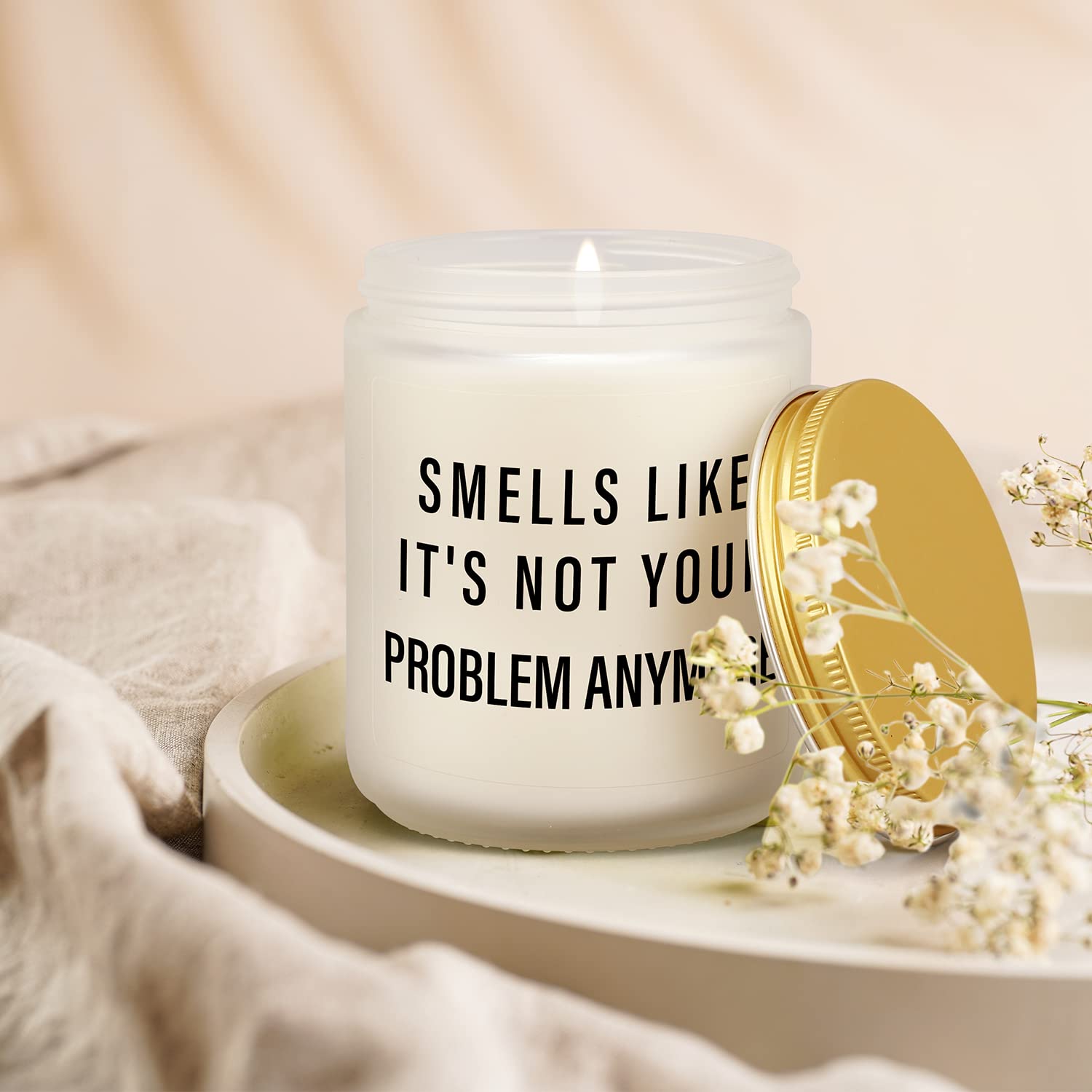 Retirement Gifts For Women Men, Funny Retiring Farewell Gifts For Coworkers Boss, Retired Gift For Friend Nurse Teacher Dad Mom, Goodbye Leaving Job Divorce Breakup Going Away Present Candle