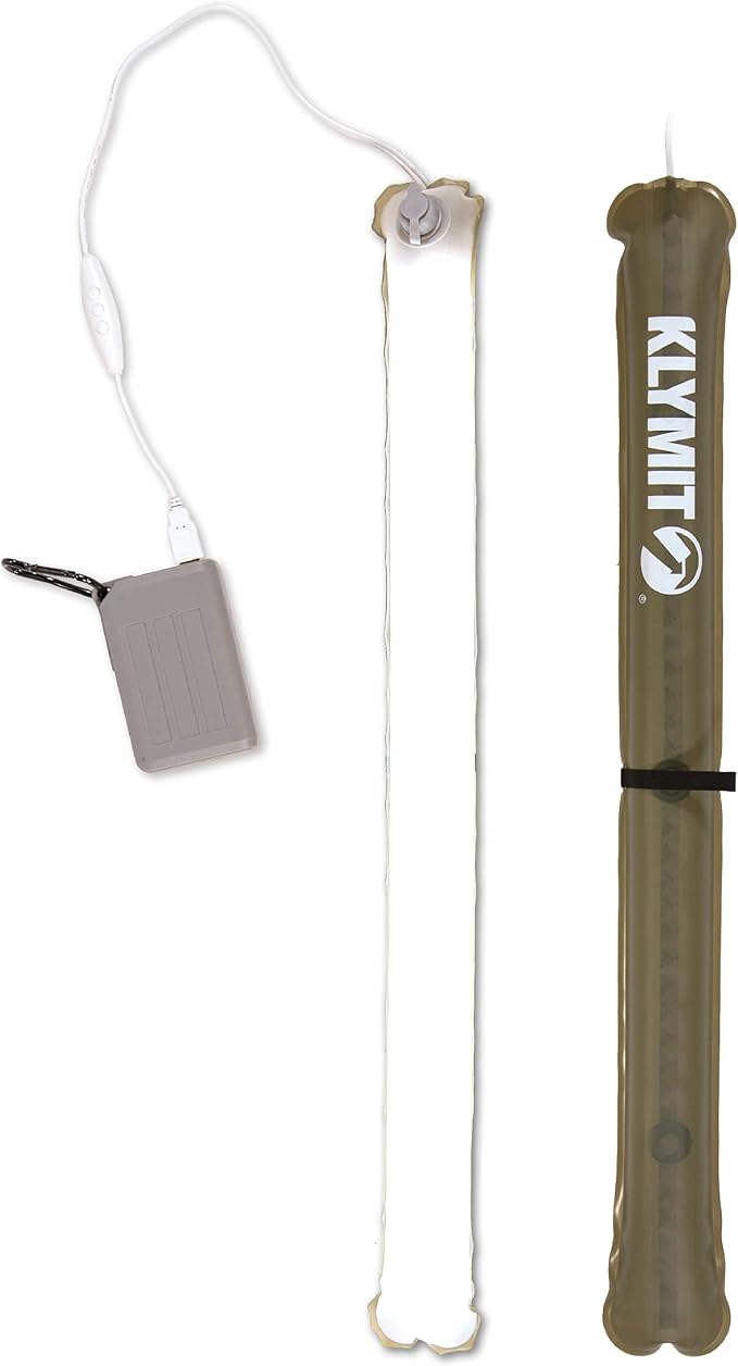 Portable Inflatable LED Light Tube Water Resistant Camping Lantern for Backpacking Van Life and Outdoor Security