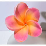 Birthday Gifts For Women 10Pcs Pink Orange Flowers Pu Real Touch Flowers Hawaiian Plumeria Frangipani Artificial Flowers For Diy Birthday Gifts Wedding Gifts Home Decor Table Centerpiece