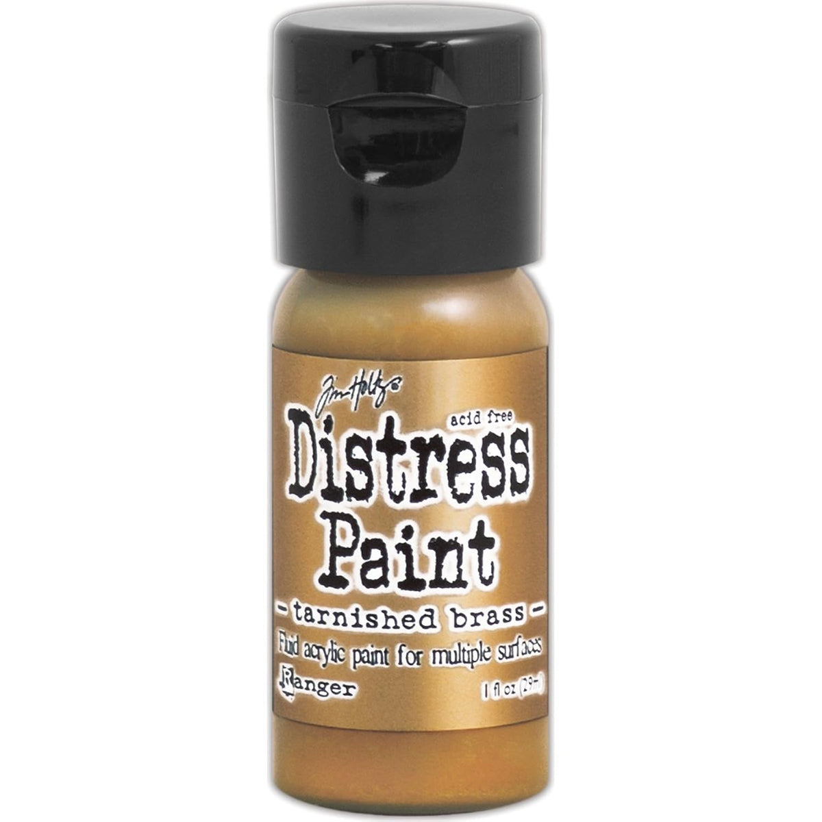Ranger TDF50643 Distress Paint Flip Top 1oz-Tarnished Brass