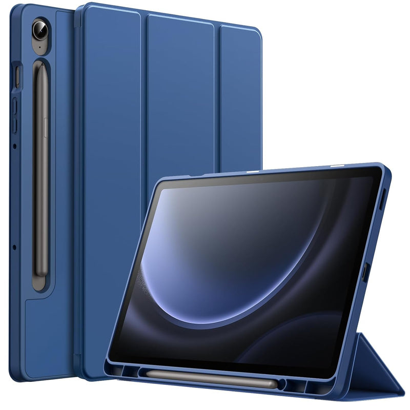 JETech Case for Samsung Galaxy Tab S9 FE 10.9-Inch with S Pen Holder, Soft TPU