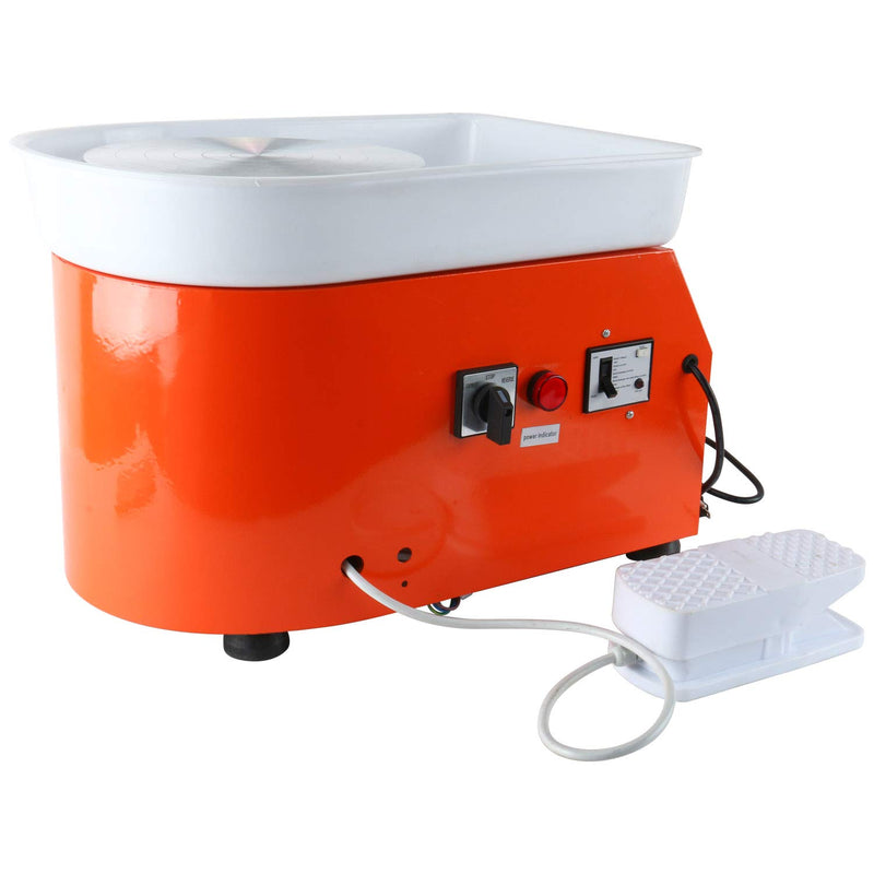 25Cm 350W Electric Pottery Wheel Machine Ceramic Work Clay Forming Machine Diy