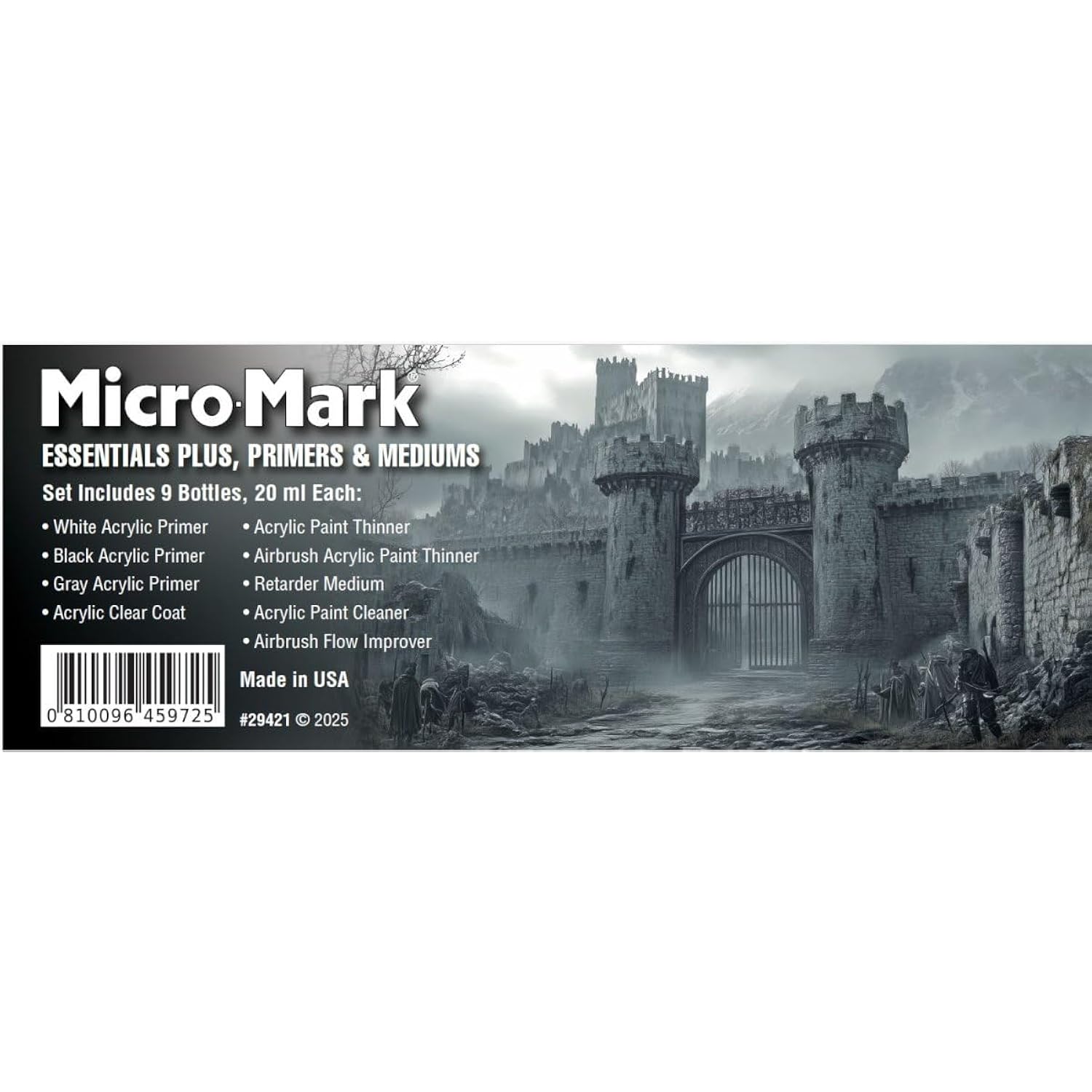 Micro-Mark Essentials Plus Acrylic Paint Set