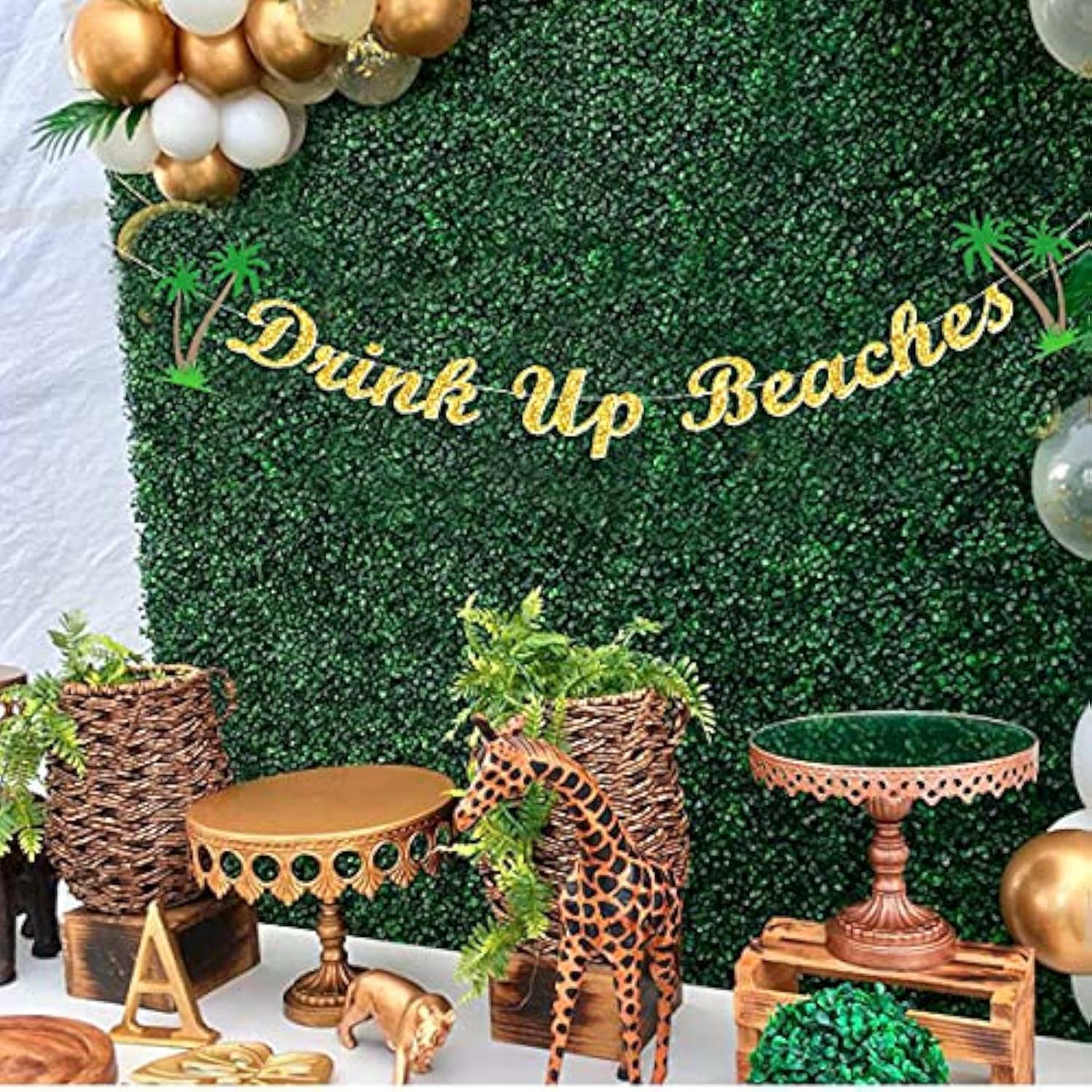 Drink Up Beaches Banner Bachelorette Party Banner Beach Bach Bachelorette Party Decorations Hawaii Luau Tropical Summer Beach Bachelorette Themed Party Supplies Beach Party Decorations