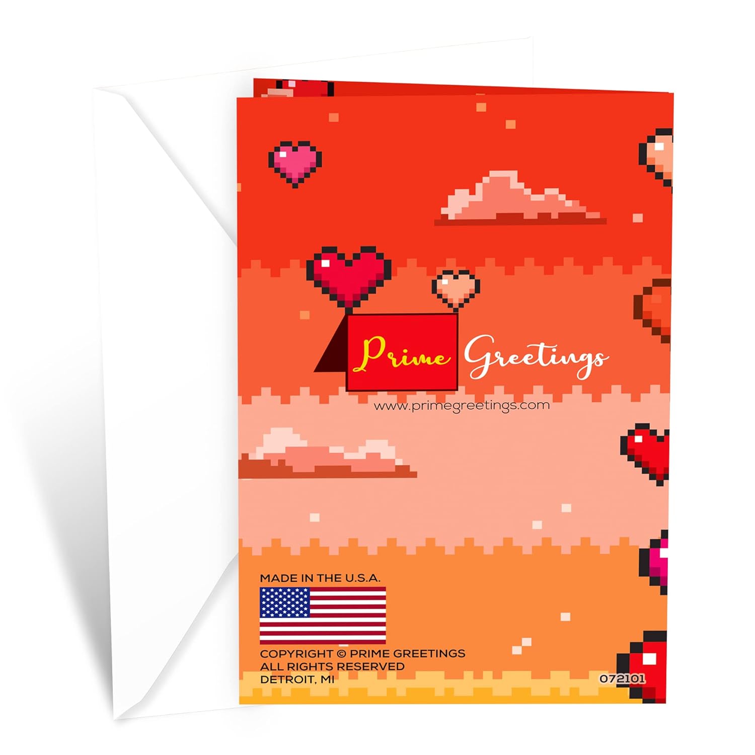 Grandson Valentine'S Day Card, Made In America, Eco-Friendly, Thick Card Stock With Premium Envelope 5In X 7.75In, Packaged In Protective Mailer