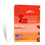 Grandson Valentine'S Day Card, Made In America, Eco-Friendly, Thick Card Stock With Premium Envelope 5In X 7.75In, Packaged In Protective Mailer