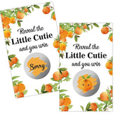 50 Pack Reveal The Little Cutie Theme Scratch Off, Neutral Boy Or Girl Event Theme Raffle Tickets, Birthday Party Game, Gender Reveal Activity, Little Cutie Scratch Off
