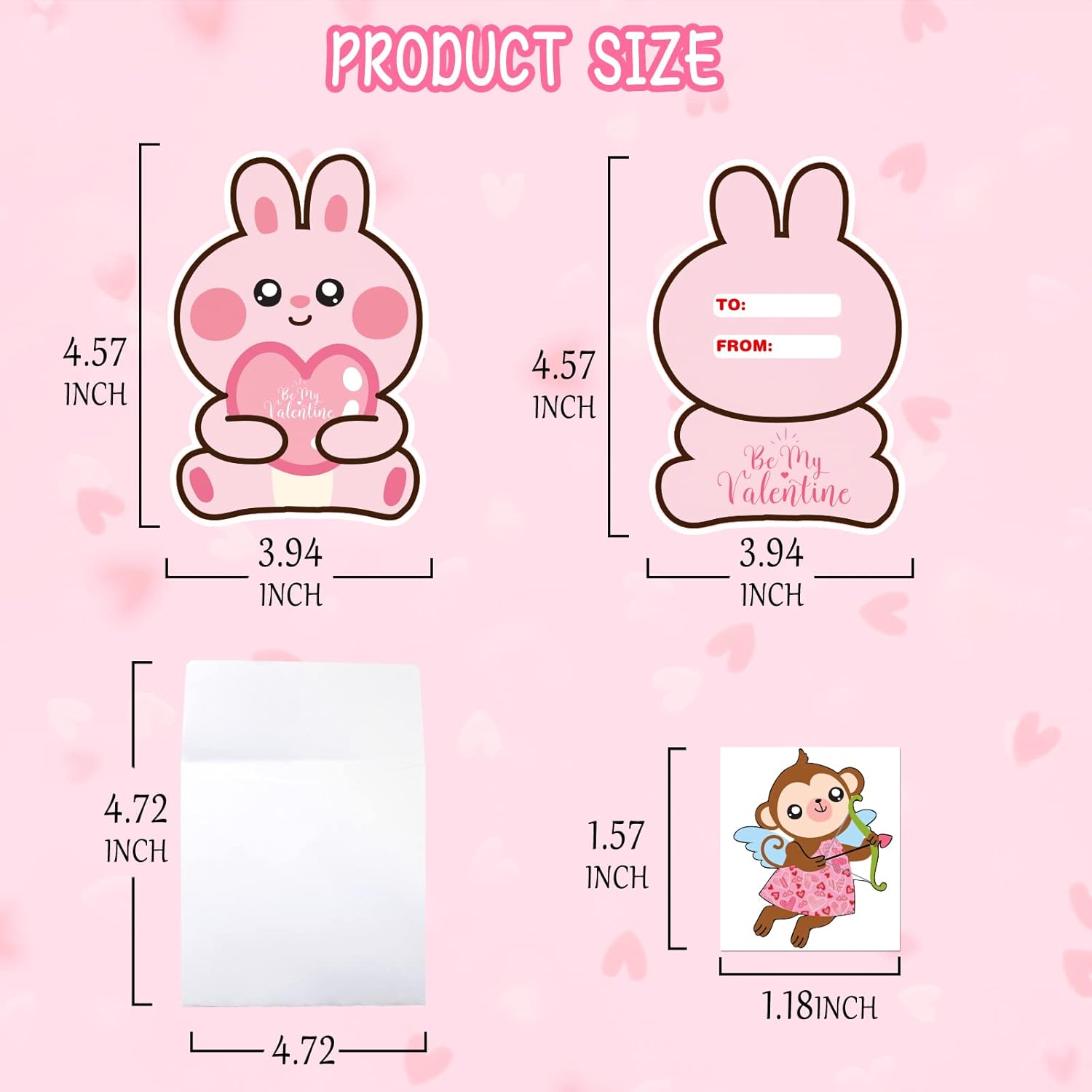 48 Pack Valentines Day Cards For Kids School Large Cartoon Cards With Tattoo Stickers And Envelopes For Boys Girls Classroom Exchange Gifts Activities