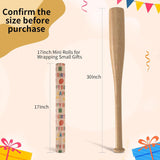 Birthday Wrapping Paper 17 Inch X 33 Feet Kraft Wrapping Paper For Kids Men Women Happy Birthday Pattern Gift Wrap Paper For Baby Shower Party, Holiday