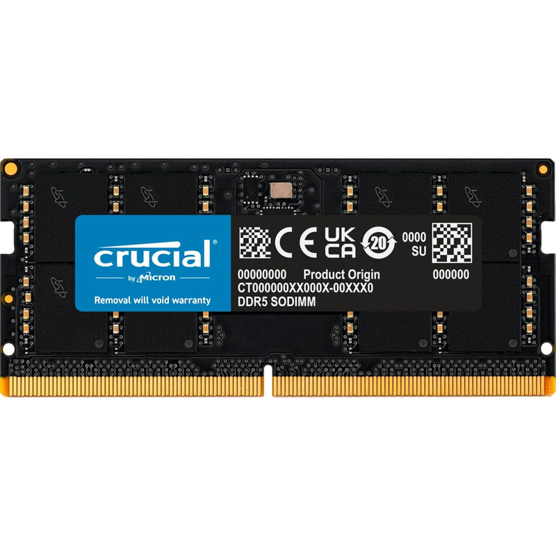 Crucial RAM 32GB DDR5 4800MHz CL40 Laptop Memory CT32G48C40S5