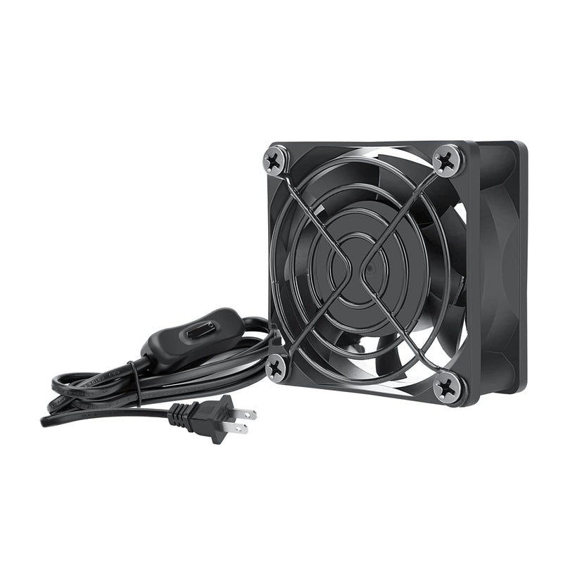 Ec Axial Fan With On Off Switch 60Mm X 25Mm Small Ac 110V 115V 120V 220V 240V