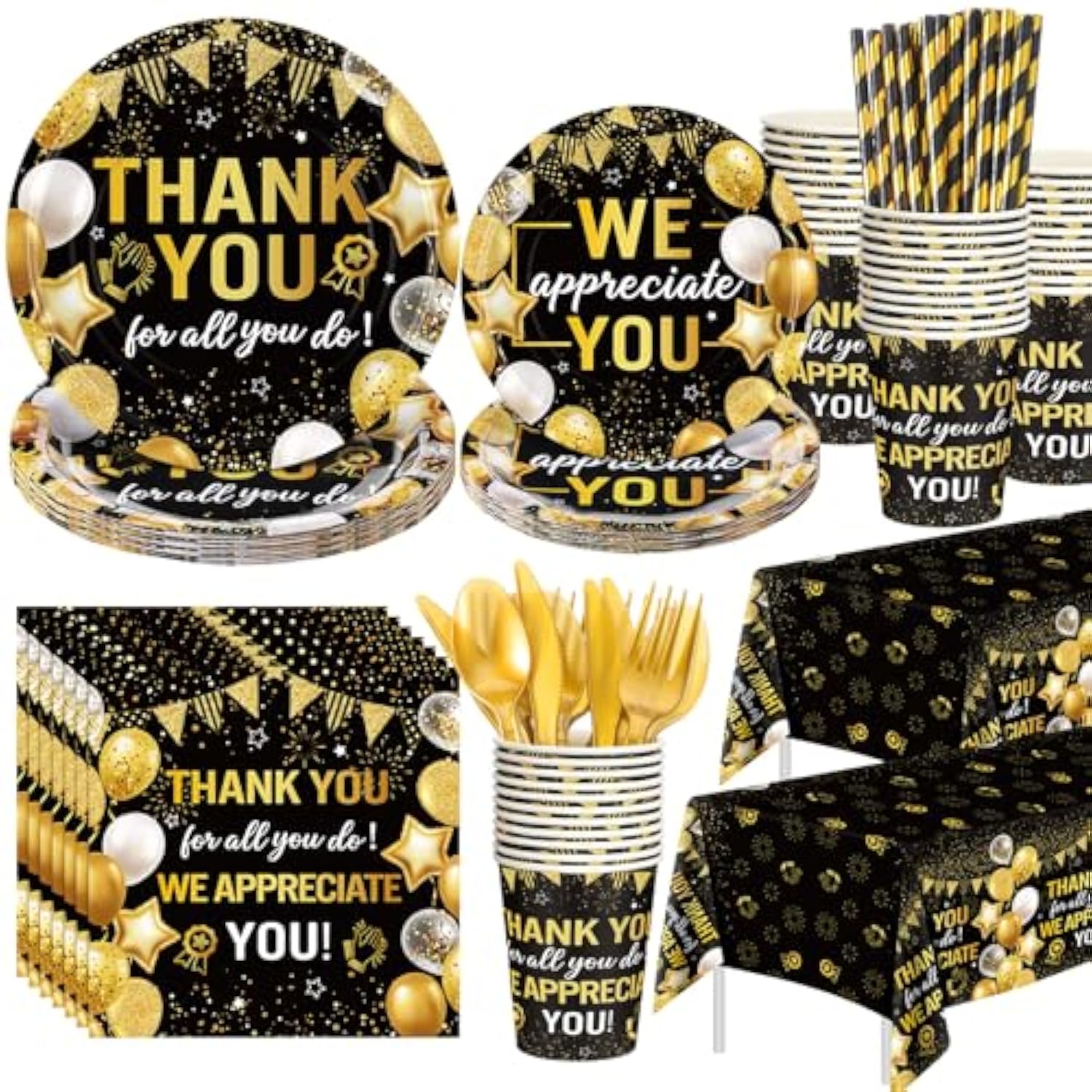 452 Pcs Veterans Day Party Supplies For 50 Guests, American Flag Patriotic Paper Plates Napkins Cups Tablecloth Cutlery Straw White Red And Blue Tableware For Veterans Day Party Decoration