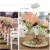 2 Inch Wide 10 Yards Burlap Ribbon Natural Color, Natural Jute Burlap