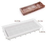 Large Rectangular Tray Mold With Edges, 12.3In Concrete Storage Container, Big Plate Candle Holder Silicone Molds For Epoxy Resin, Diy Cement Plaster Art Craft Home Decor