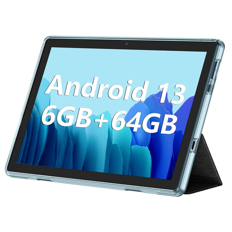 Android Tablet, 10.1 Inch Android 13 Tablets 6Gb Ram 64Gb Rom 1Tb Expand, 1280