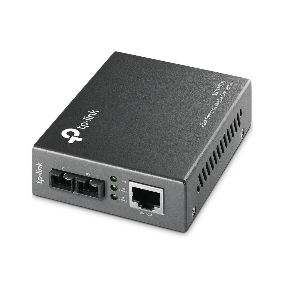Fast Ethernet Sfp To Rj45 Fiber Media Converter | Fiber To Ethernet Converter | 10/100Mbps Rj45 Port To 100Base-Fx Single-Mode Fiber (Mc110Cs)