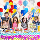 Red Yellow Blue Balloons Puppy Dog Paw Print Balloon 60Pcs 12Inch Latex Helium Balloon Royal Blue Red Yellow Balloons For Kids Birthday Party Decorations