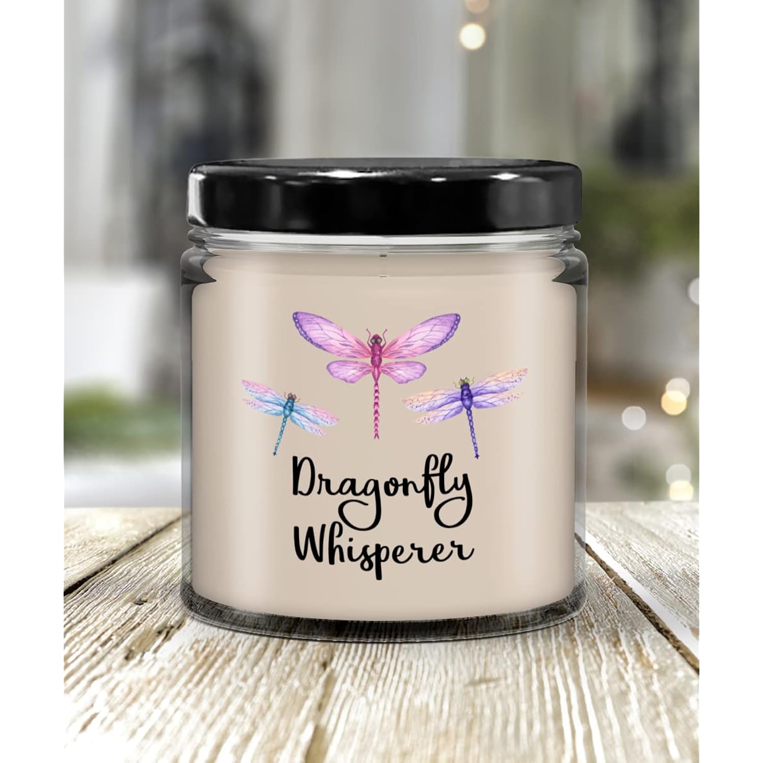 Dragonfly Whisperer - Soy Wax Candle - Hand Poured Novelty Candle
