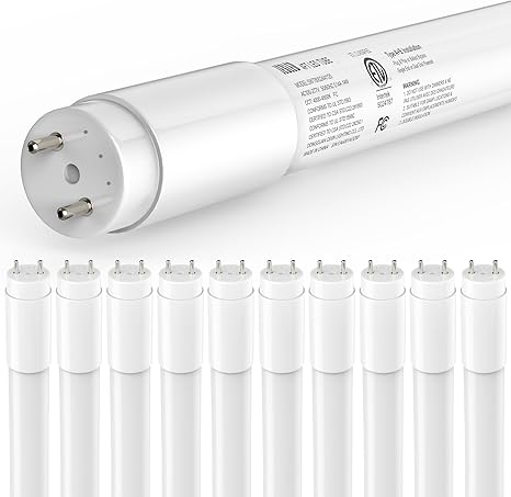 10 Pack 4FT T8 LED Bulbs Type A B 14W 2450LM 4000K Neutral White Fluorescent Replacement
