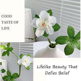 Artificial Plants Greenery Stems, Long Stems Azaleas False Flower,Plastic Plants Floral Artificial Plants Flowers For Diy Garden Home Decor Soft Shape