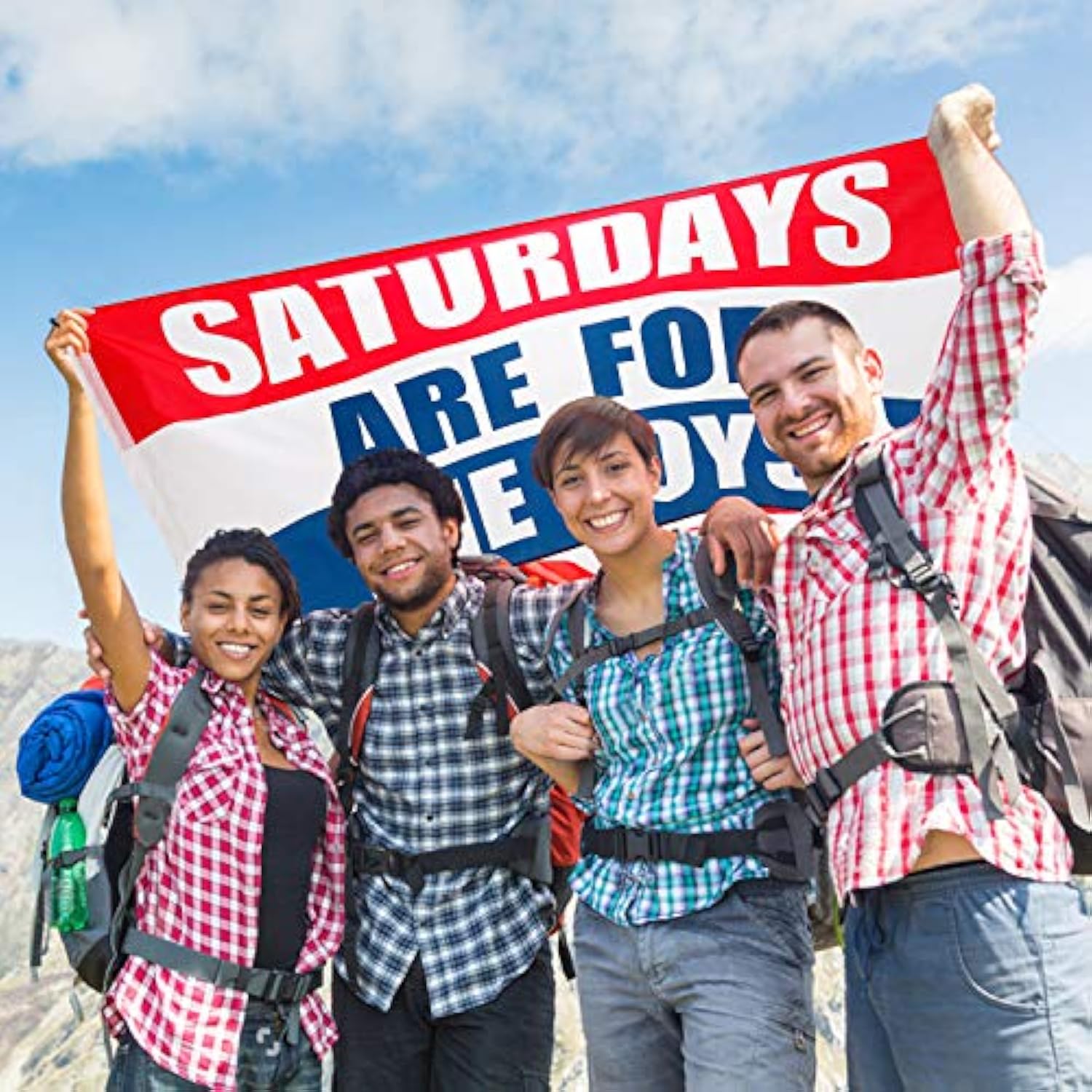 Saturdays Boys Flag 3×5Ft Polyester Banner for Parties Dorm Decor
