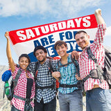 Saturdays Boys Flag 3×5Ft Polyester Banner for Parties Dorm Decor