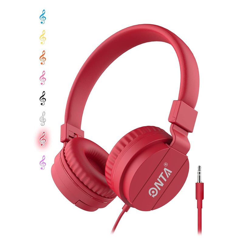 Kids Headphones For Boys Girls - Child Student Headset Wired Plug Toddler Earp