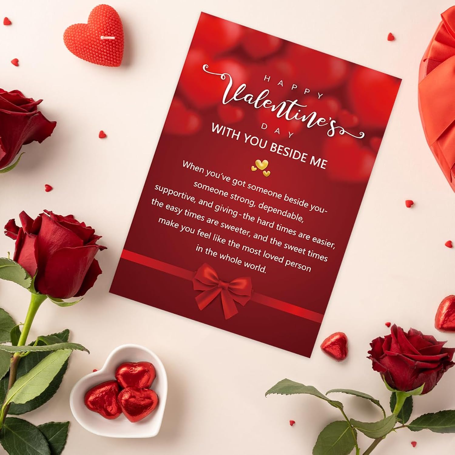 Valentines Day Card For Husband Boyfriend, Romantic Valentines Day Card For Wife Girlfriend, Valentine'S Day Gift For Him Men