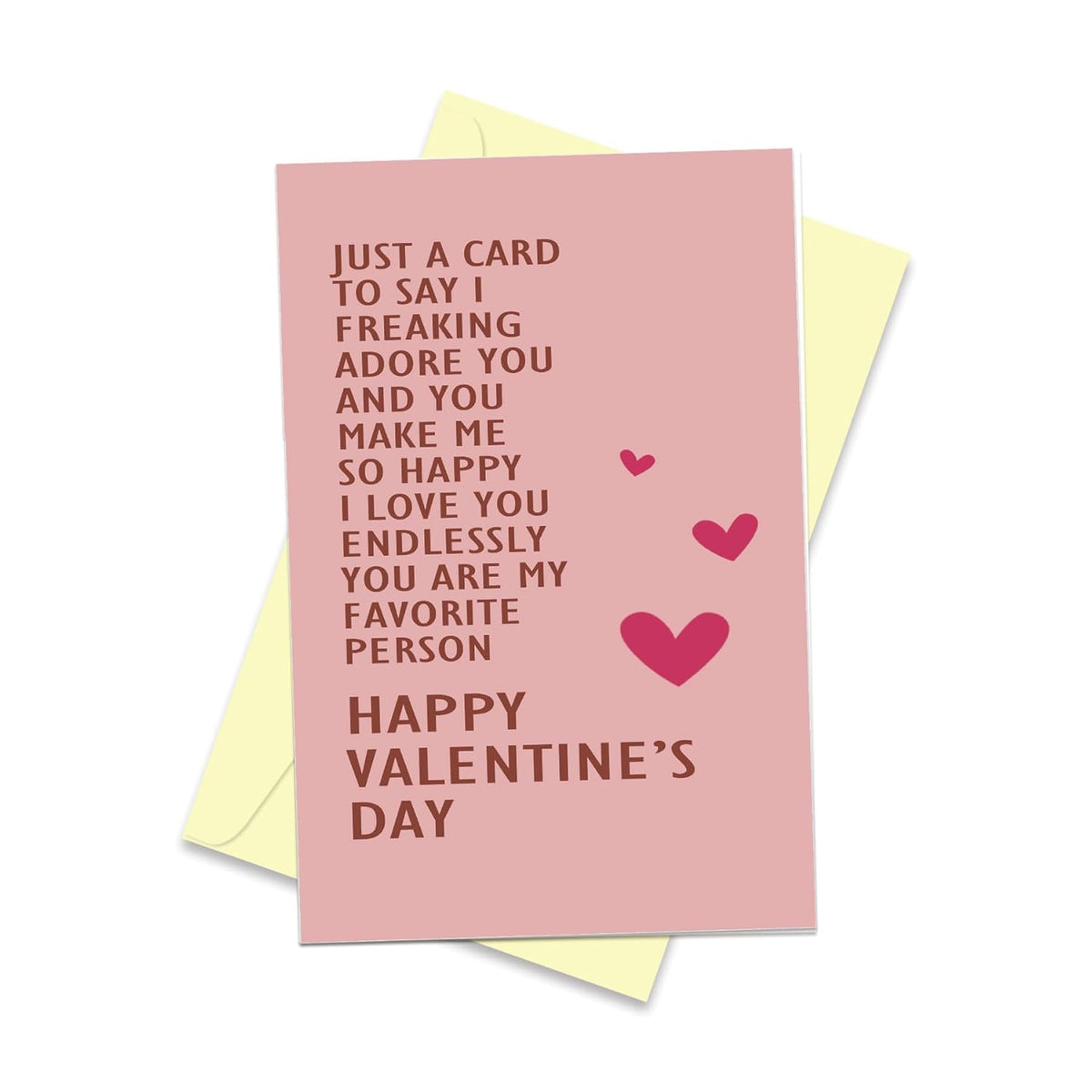 Greeting Card, Sweet I Love You So Much For Valentine’S Day, Romantic Vday Card For Husband Wife, Happy Valentine’S Day Card, Includes Envelope