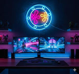 Ocean World Porthole Neon Sign LED Under Sea Wall Light USB Night Light Room Decor