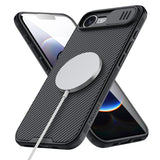 Magnetic MagSafe Case for iPhone 17E/16E, Upgraded Camera Cover with Shockproof Protection, Compatible with MagSafe, Slim Fit for iPhone 17E(2026)/16E(2025) 6.1 inch, Black
