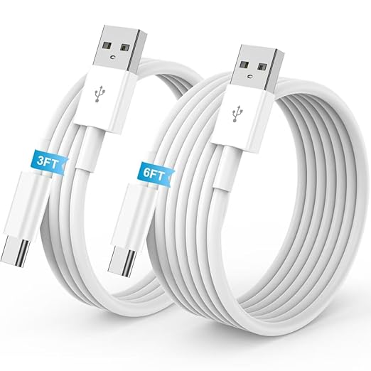 2 Pack USB A to USB C Cable 3FT 6FT CarPlay Fast Charging Cord for iPhone 17 16 15 iPad Pro Air