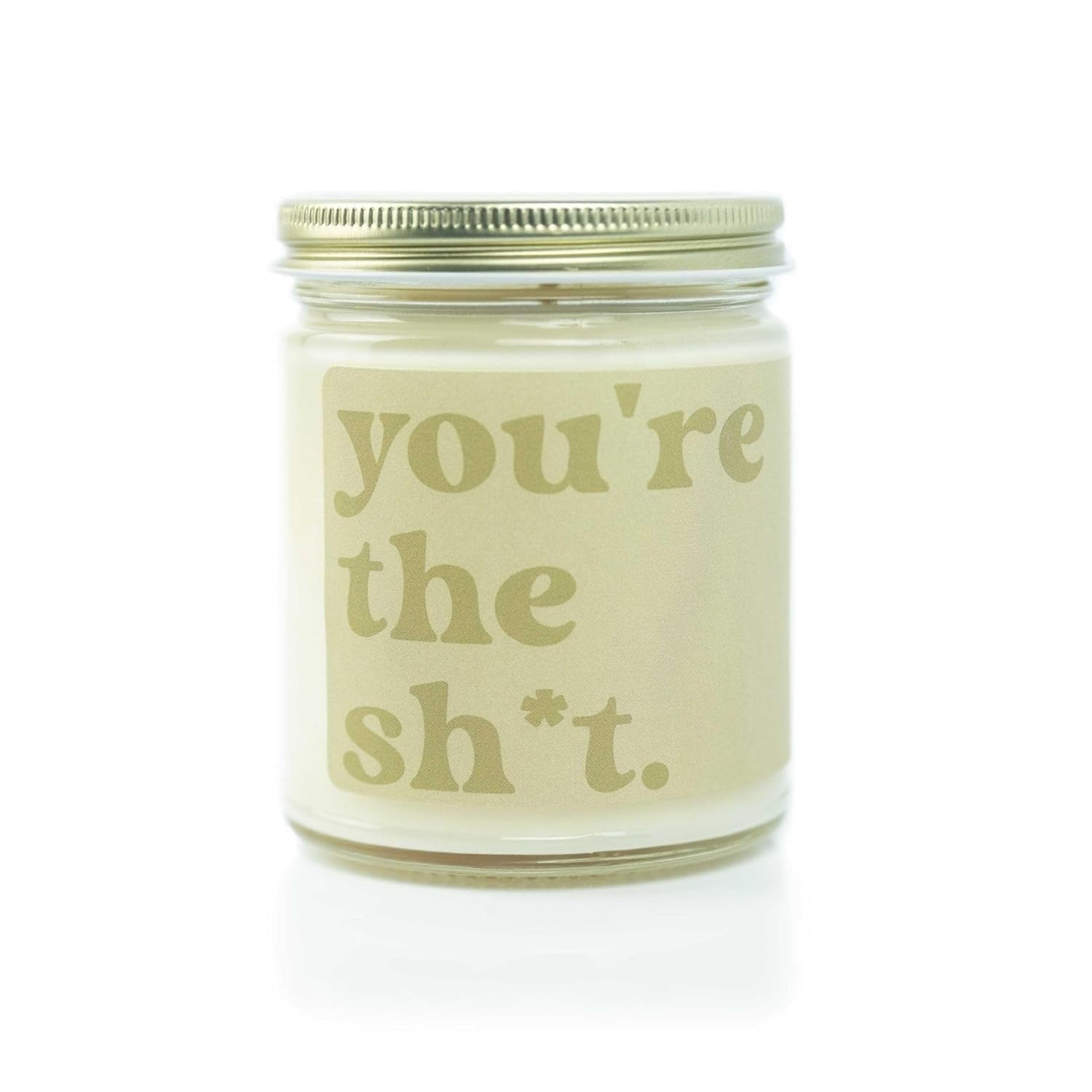“You’Re The Sh*T” Soy Candle – Lime, Papaya Blossom & Cedar – 9 Oz – Hand-Poured Vegan Candle, Phthalate-Free