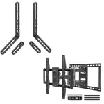 Mounting Dream Full Motion TV Wall Mount and Soundbar Bracket Bundle,TV Wall M