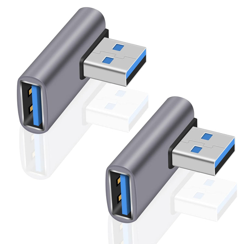 Usb 3.0 90 Degree Adapter, 10Gbps Usb A Extension Extender, Usb 3.0 Type A To