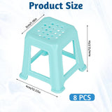 8 Pcs Canvas Stands Paint Stands For Painting Solid Color Canvas Support Stand Plastic Paint Stand Mini Canvas Feet Risers For Fluid Acrylic Pouring Paint Supplies (Blue)