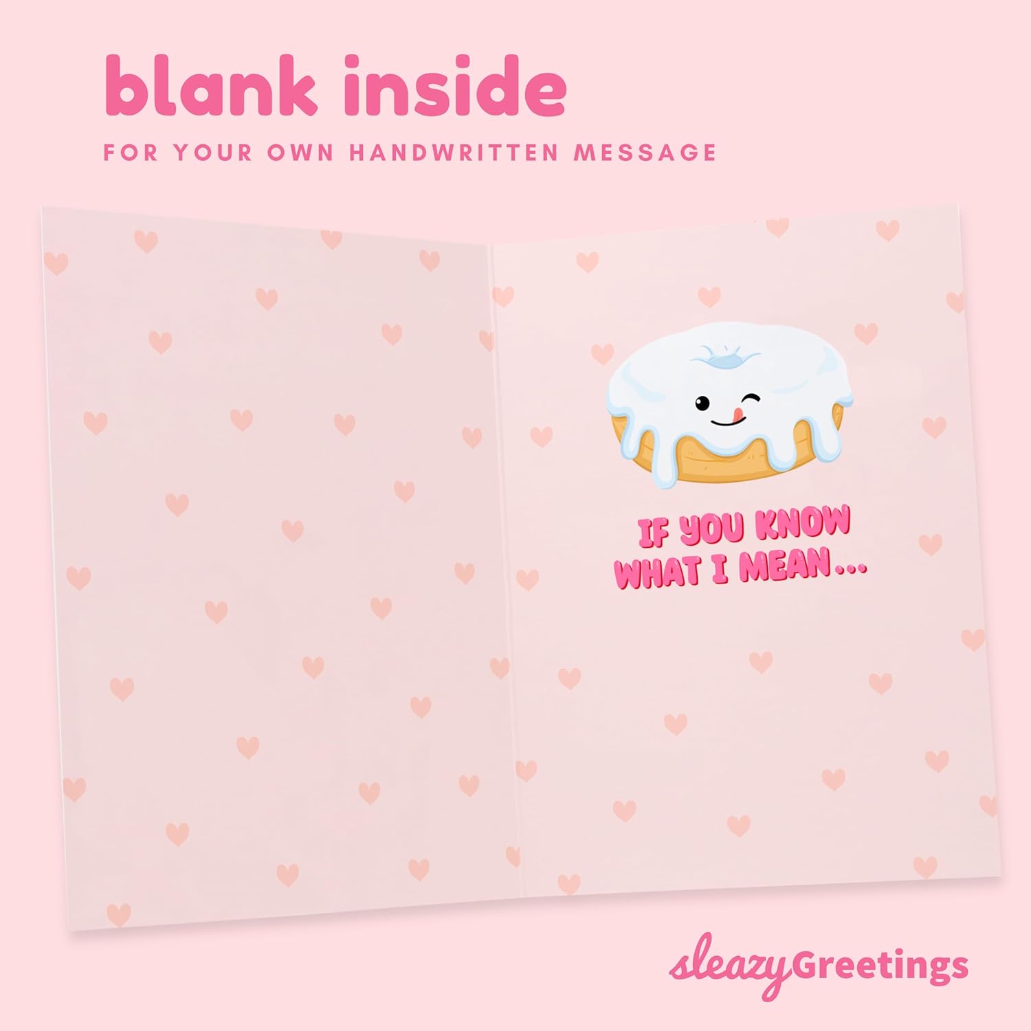 Funny Anniversary Cards For Husband Or Boyfriend - 'Glaze My Hole Donut' Naughty Birthday Card For Men - Dirty Valentine'S Day Card For Him - Inappropriate Birthday Card