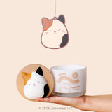 Studio Oh! x Squishmallow Cam Purrrfect Maple Donut Scented Candle, 12 oz, Maple, Cinnamon, Nutmeg, Tonka Bean Butter, and Vanilla Sugar, 38 Hour Burn Time, Reusable Decorative Jar