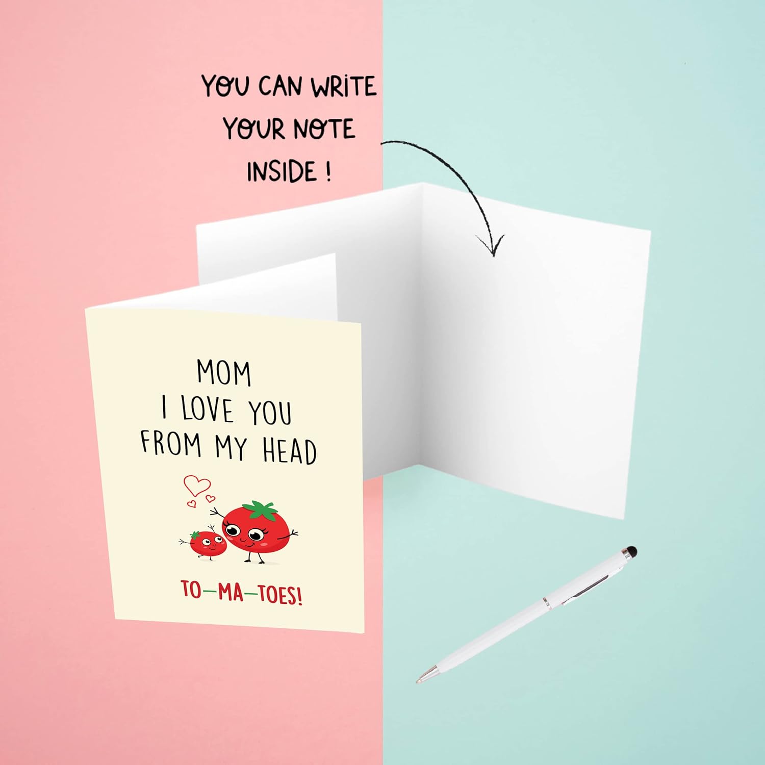 Funny Valentines Day Card For Mom – Happy Bday Card From Daughter Or Son – Hilarious Gift For Mother, Grandma, Stepmom, Or Bonus Mom