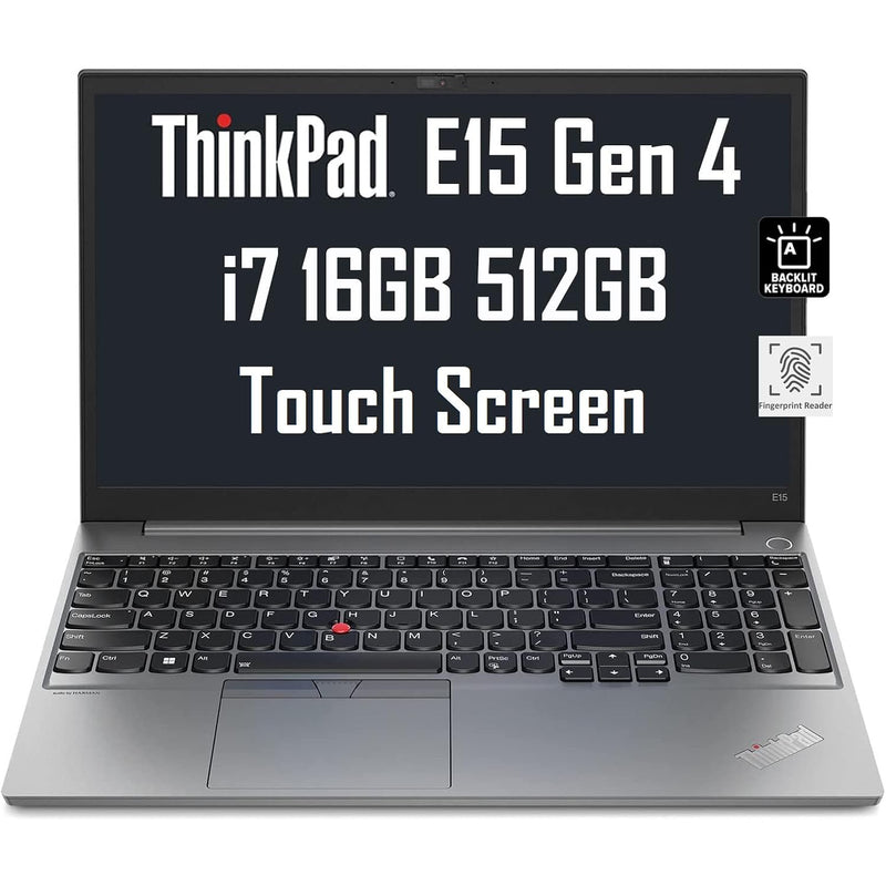 Lenovo ThinkPad E15 Gen 4 15.6" FHD Touchscreen (Intel 12th Gen i7-1255U, 16GB