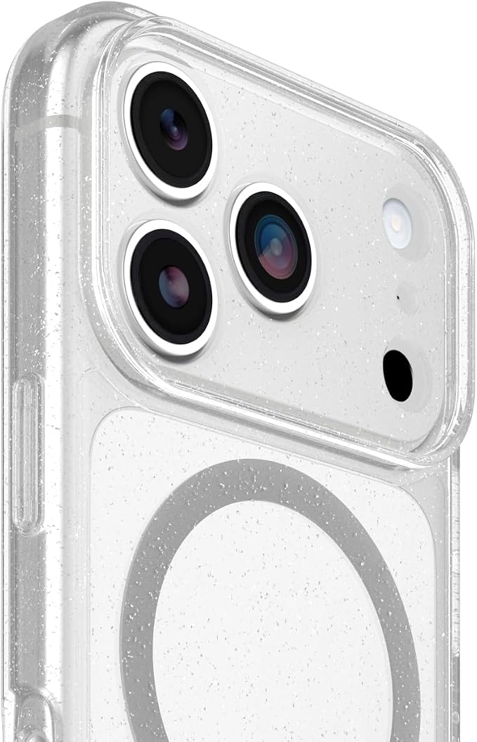 iPhone 17 Pro Lumen Series Case Clear Glitter Protective Cover