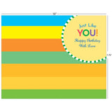 - Birthday Card For Grandson - Made In Chicago - Large Card Opens To 10" X 7.75" - Packaged In Extra Sturdy Mailer - 95746