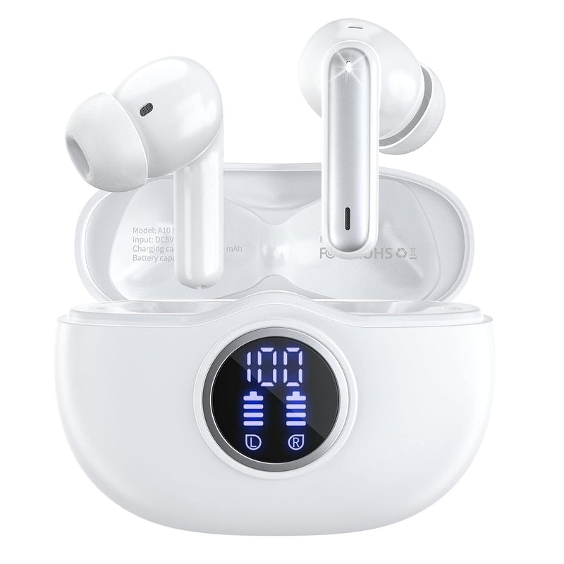 Wireless Earbuds Bluetooth 5.3 Headphones 40Hrs Playtime With Led Display For