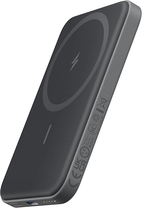 621 5000mAh Magnetic Power Bank with USB C Cable for iPhone 16 15 14 13 12