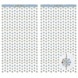 Silver Snowflake Decorations Foil Fringe Curtains - Hanging Snowflakes Frozen Party Tinsel Backdrop For Christmas Birthdays Winter Onederland Party Decoration - 2 Pack 3.3×6.6Ft