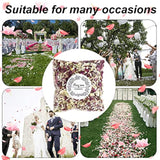 Party Confetti Natural Dried Flower Petals, 12 Packs Biodegradable Confetti Real Rose Petals For Wedding And Party Decoration