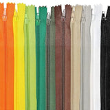 Nylon Zippers For Sewing, 20 Inch 50 Pcs Bulk Zipper Supplies In 20 As