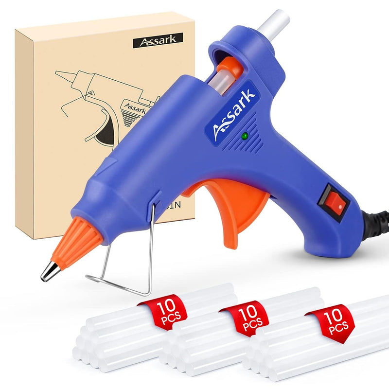 Glue Gun, Mini Hot Glue Gun Kit With 30 Glue Sticks For School Crafts Diy Arts