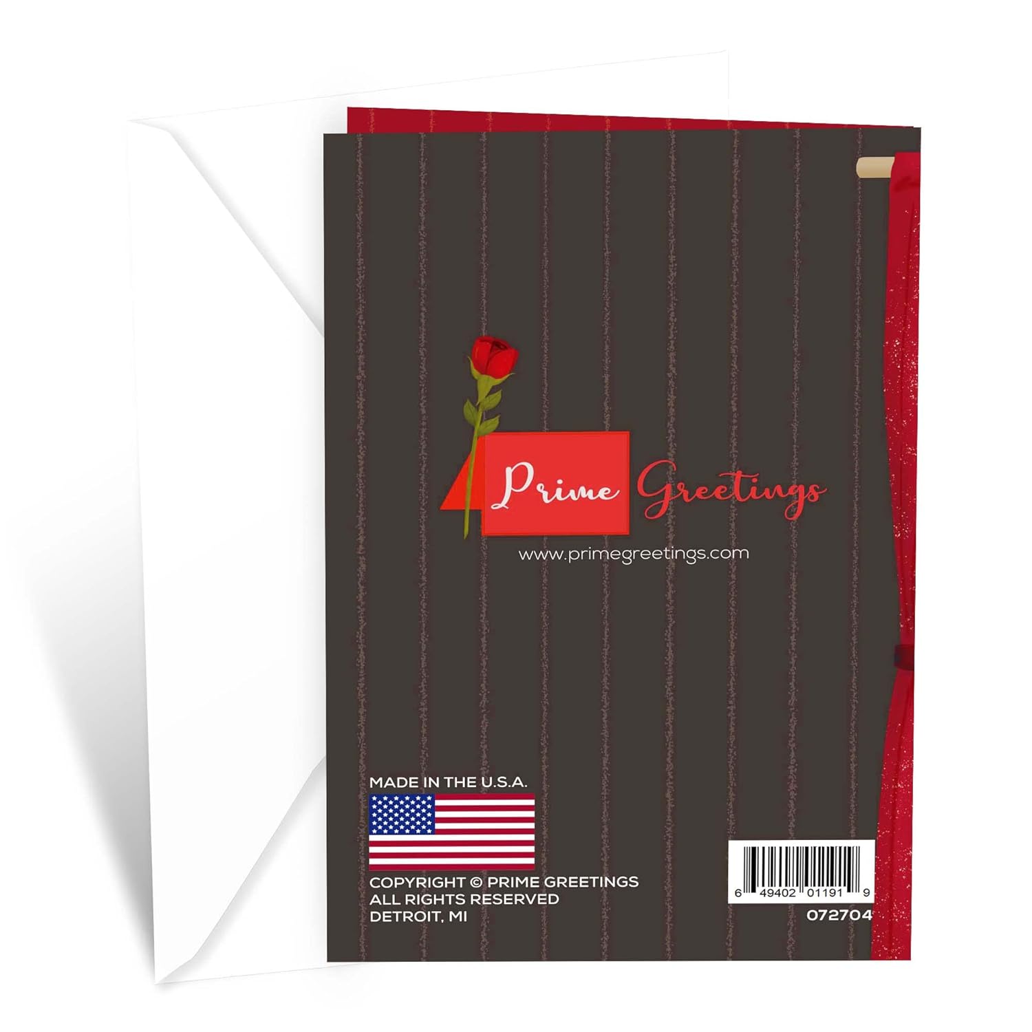 Husband Valentine'S Day Card, Made In America, Eco-Friendly, Thick Card Stock With Premium Envelope 5In X 7.75In, Packaged In Protective Mailer (Love Of My Life)