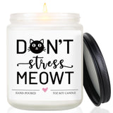 Cat Lover Gifts For Women Men, Black Cat Gifts For Mom Dad, Mothers Day Fathers Day Birthday Christmas Gift For Cats Lovers, Lady, Girls, Boys, Anxiety Relief Cats Themed Decor